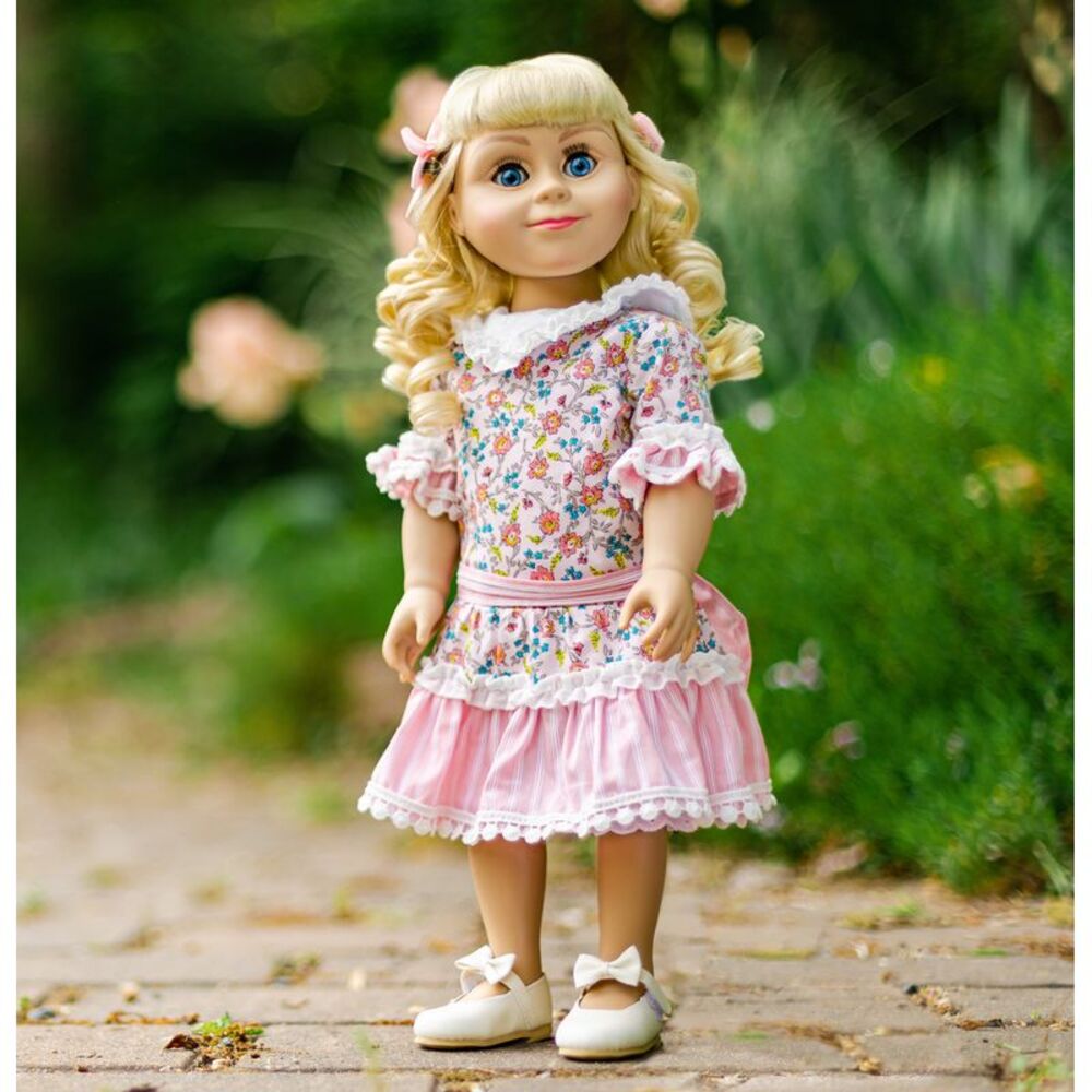 The Queen's Treasures 18 Inch Doll Clothes 4 Piece Pink Floral Dress